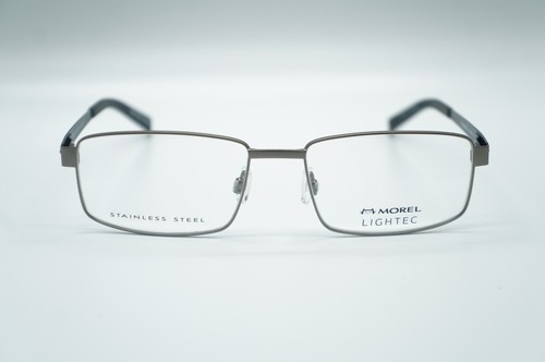 MOREL LIGHTEC OGA 8118L GB021 GRAY BLUE EYEGLASSES FRAMES 54-17 MADE IN FRANCE - Picture 4 of 6