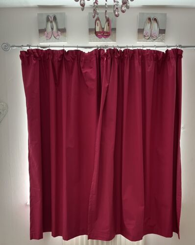 pink blackout curtains 54 Inch Drop 46 Inch Width - Afbeelding 1 van 3