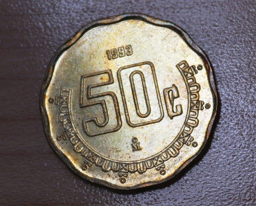 1993 Mexico 50 Centavos