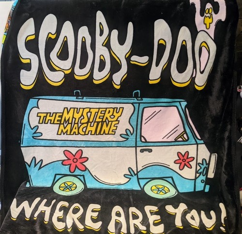 Officially Licensed Scooby Doo Thick Fleece Throw Blanket Reversible RARE - Picture 5 of 6