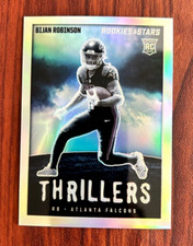 2023 Panini Rookie & Stars Bijan Robinson Holo Silver Thrillers Rookie Card TH-2