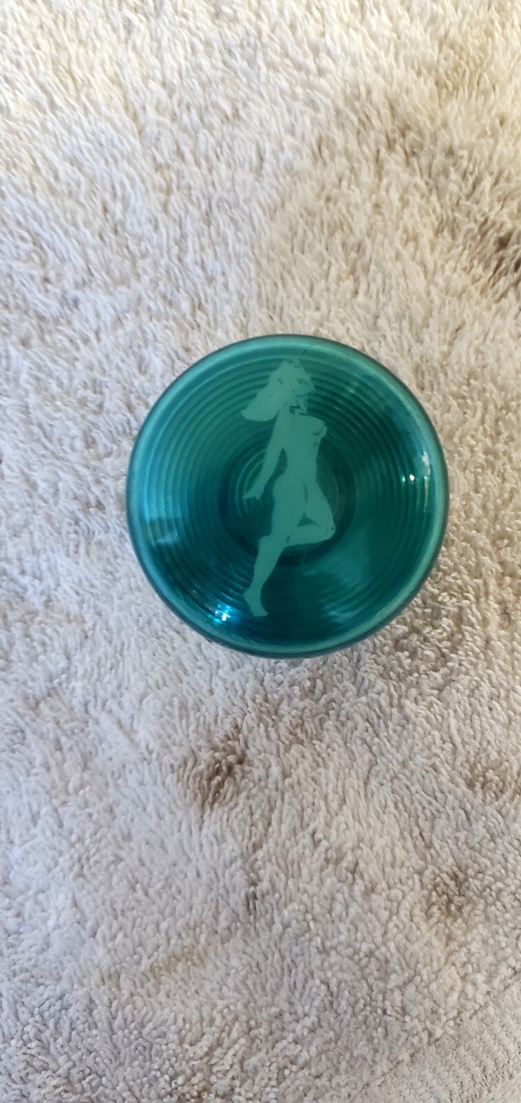 Vintage Plastic Pinup Girl Knob Handle Steering Wheel Shift Accessory