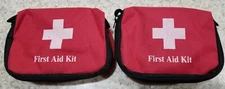 Emergency Medical Travel First Aid Kit Bag Home Small Survival BOB ( 2 bags)