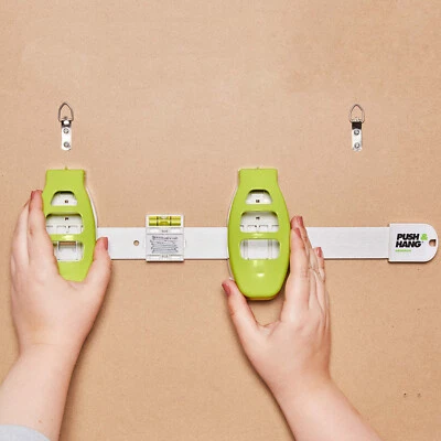 Hangman Push & Hang Picture Hanging Tool Kit with Level - 12" & 18" Models