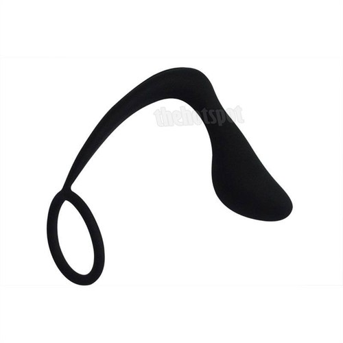 Cock Ring Butt Plug Erection Enhance Penis Prostate Massager Anal Sex Toy FAST - Picture 10 of 12