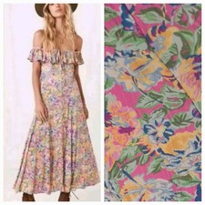 Spell & The Gypsy Dolly Popsicle Off Shoulder Women Bohemian Sun Dress XS 👇chek