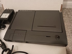 TurboGrafx-CD/TurboDuo Launch Edition Black Console - Recapped! Tested Working