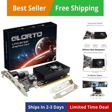 GeForce GT 730 4G Low Profile Graphics Card, 2X HDMI, VGA, , PCI Express 2.0 ...