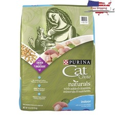 Indoor Cat Food Chicken Turkey Hairball Control Nutritional Kibble 18lb Bag New