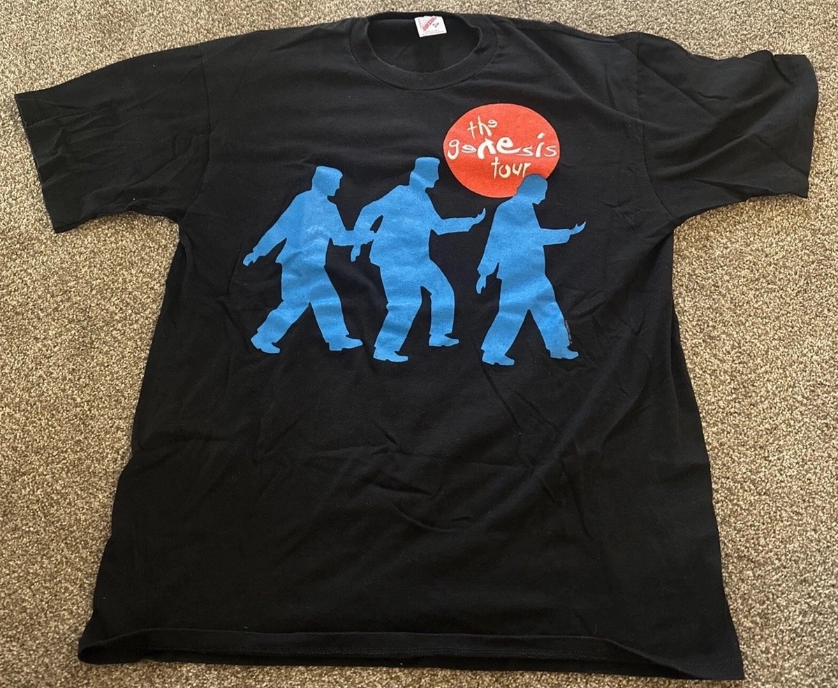 genesis tour 1992 Tシャツ The Genesis Tour 1992 XL T-Shirt Phil Collins 90s Band Tee Mens