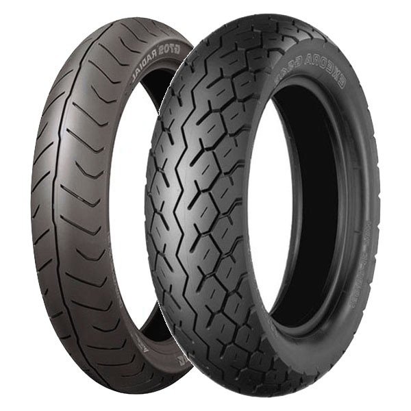TYRE PAIR BRIDGESTONE 130/70-18 G709 DOT23 + 170/80-15 G546