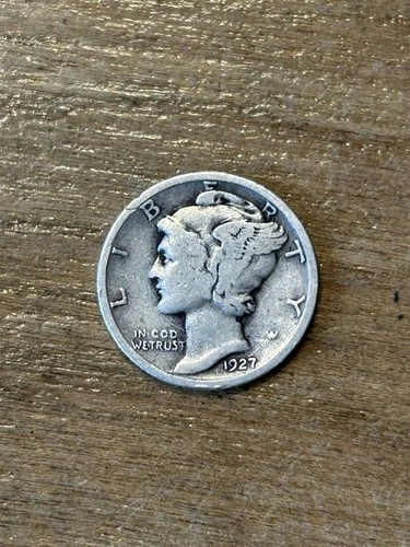 1927 Mercury Dime VG