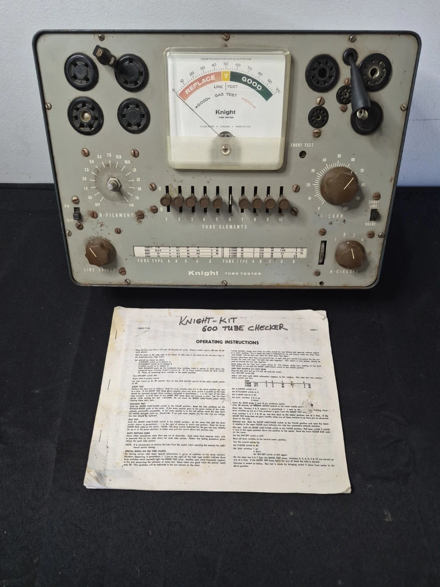 Knight Vacuum Tube Testers for sale - eBay