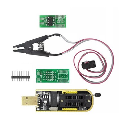 USB Programmer CH341A 24 25 Series Flash Module with SOP8 Test Clip Flash