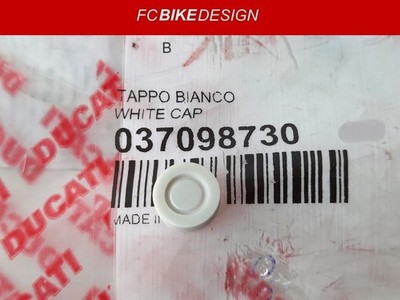 Ducati SuperSport Monster white plug cap Mikuni carburetor 037098730 NEW (B)