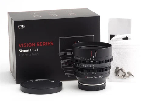 7artisans 1.05/50mm Black f. M4/3 MFT APS-C Cinema Lens