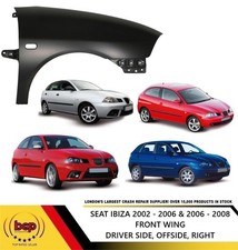 SEAT IBIZA 2002 -2008  FRONT WING RIGHT DRIVER SIDE NEW PRIMED