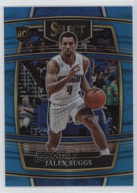 2021-22 Panini Select Concourse Light Blue Prizm 156/299 Jalen Suggs #27 9p5