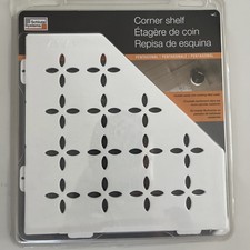 Schluter-Shelf E-Corner Shelf for Tiled Showers Matte White Wall Mount New