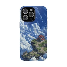 Phone Ink - Custom Case - Whirlwind Sky Clouds Village