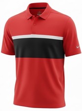 Nike Mens Dri-Fit Victory Color Block Golf Polo Shirt Size Large Standard Fit