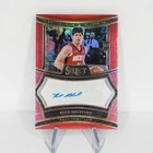 2024-25 Panini Select Reed Sheppard Auto /99 Rookie Signatures Red Prizm RC