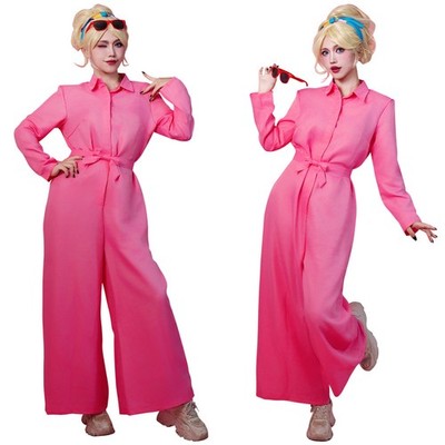 Baby Pink jumpsuit Cosplay Fantasia Halloween Carnival Party Disguise Jumpsuit