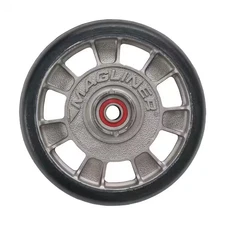 8 In. X 1-5/8 In. Hand Truck Wheel Mold-On Rubber with Sealed Semi-Precision