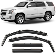 in-Channel Incredibly Durable Rain Guards for Cadillac For Escalade 15-20
