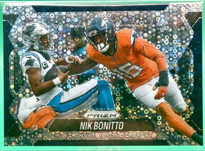 2025 Panini Prizm - Lockdown! Nik Bonitto #1 No Huddle Prizm