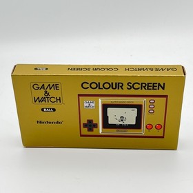 Nintendo Game & Watch Super Mario Console - Complete Beige/Red