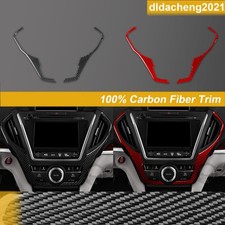 Carbon Fiber Interior Center Console Side Panel Cover Trim For Acura MDX 2014-20