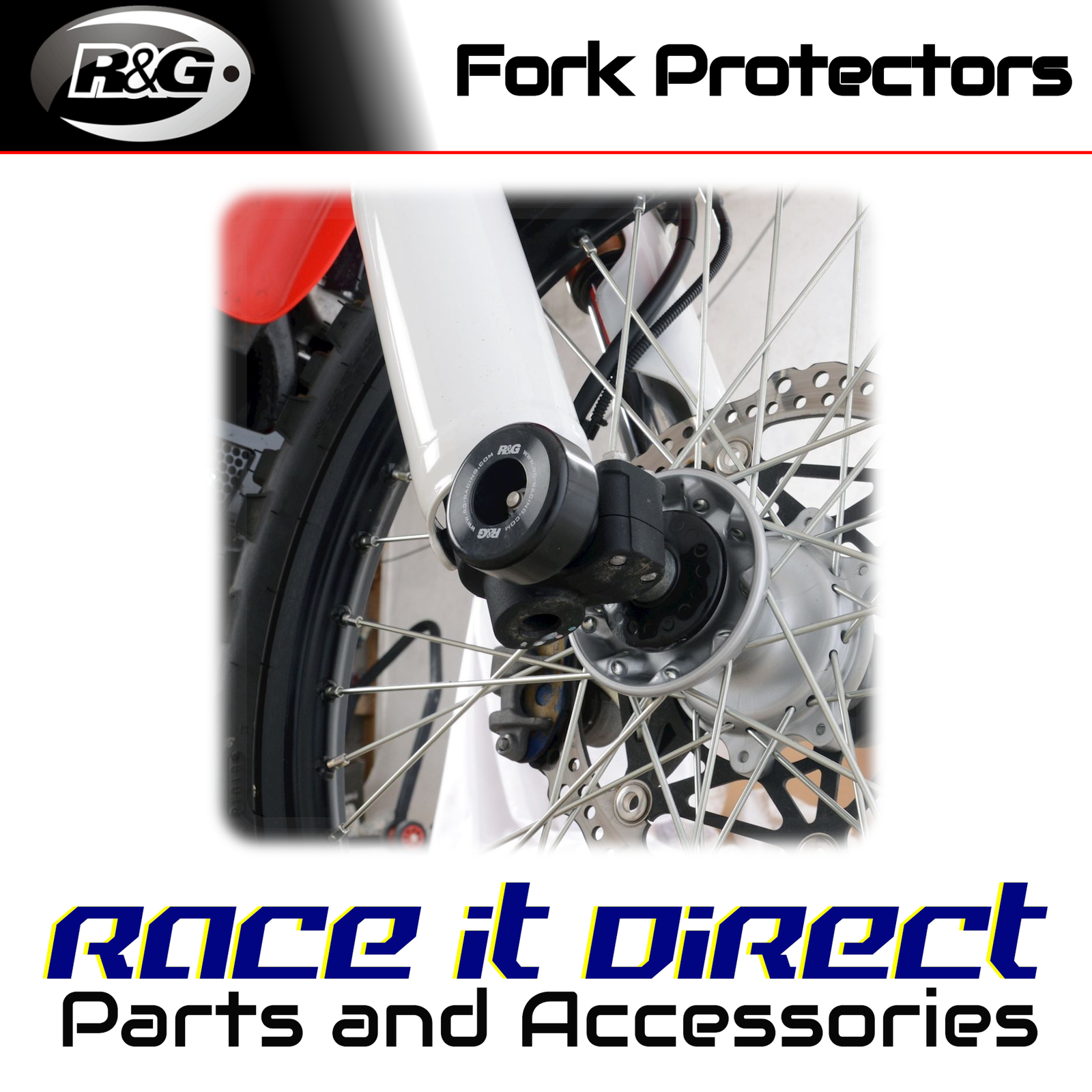 Fork Protectors for Honda CRF300L 2021-2026 R&G