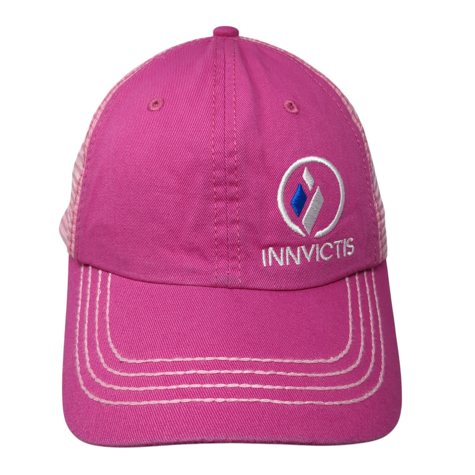 Innvictis Simplot Strapback Trucker Hat Pink One … - image 1