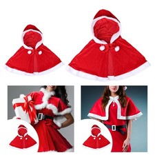 Christmas Cloak Cape Christmas Costume Cloak for Role Play Stage Performance