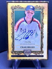 Topps 2025 Gilded Collection Gallery of Gold Autograph Craig Biggio /10Astros