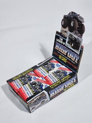 The Legend Bigfoot Monster Truck Trading Cards Box - 48 Sealed Wax