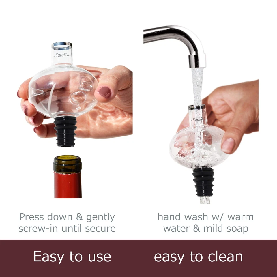 Soireehome - In Bottle Wine Aerator - For Red Wine, White Wine, And Rose Wine... - Image 3 of 4