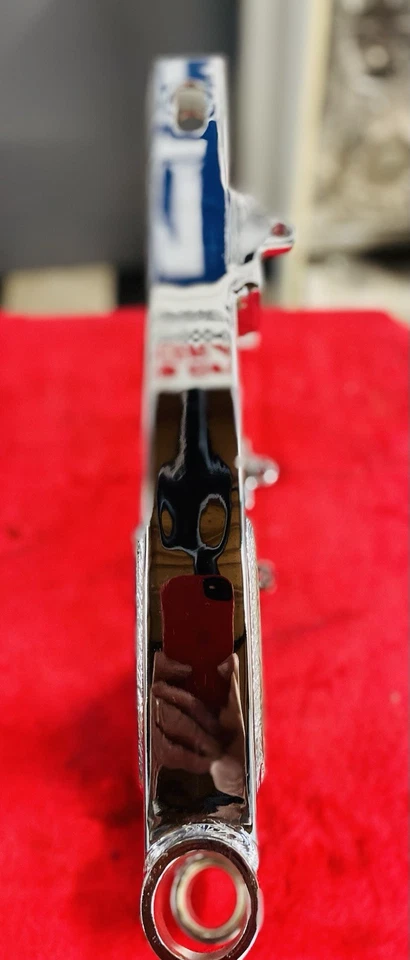 Brazo basculante trasero Harley Davidson FXR OEM CROMADO 1993, 1992, 1991, 1990, 1989, 1988 Foto 4 de 4