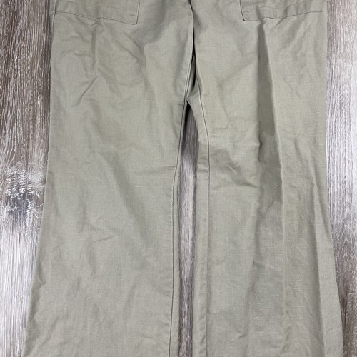 Y2K GAP Ellie Linen Blend Super Flare Wide Leg Pants Women's 6 ( 30 X 32 ) - Picture 5 of 18