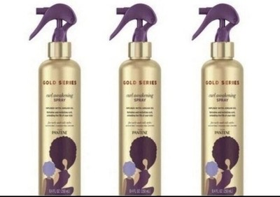 BL Pantene Gold Series Curl Awakening Spray 8.4 oz - *THREE PACK*