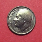 19XX Clad Roosevelt Dime Mint Error - Struck Through Obv. and Rev.
