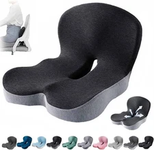 Reenly Back and Seat Cushion,Reenly Car Seat Cushion with Lumbar Support