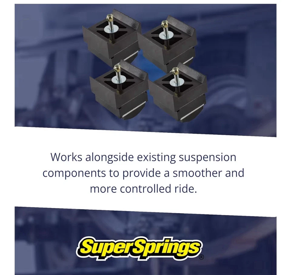 SuperSprings SSS-3 SuperSway-Stops para Ford F250 F350 F450 Silverado Sierra 3500 Foto 3 de 4