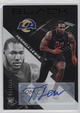 2020 Panini Black Rookies Auto /199 Terrell Lewis #157 Auto 0q1p