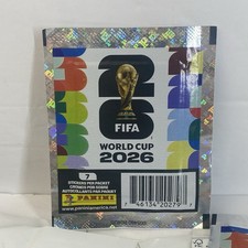 1 Sealed Pack Panini FIFA World Cup 2026 Soccer Sticker USA. ( 7 Stickers Pack )