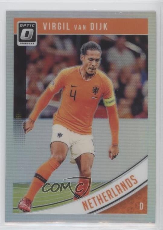 2018-19 Panini Donruss Optic Holo Prizm Virgil Van Dijk #156 0c2