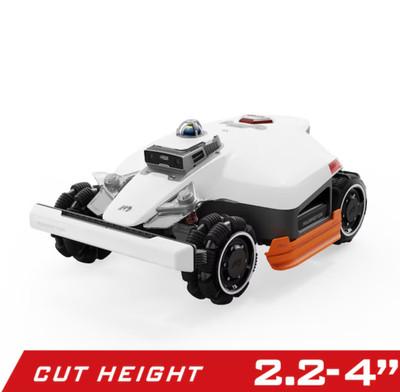 MAMMOTION LUBA 3 AWD 3000H Robot Mower 80% Slope RTK Navigation App Control Free
