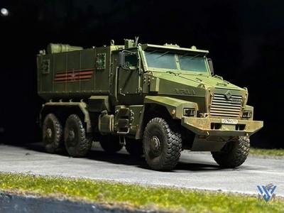 Pre-Order, Ural-63095 Typhoon-U 1/35 Pro-Built   Russian MRAP Armored Car