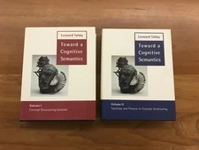 2000 Toward a Cognitive Semantics Vol. 1 & 2 by Leonard Talmy Hardcover Books